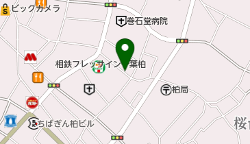 Gleeful(グリーフル) 柏店の地図画像