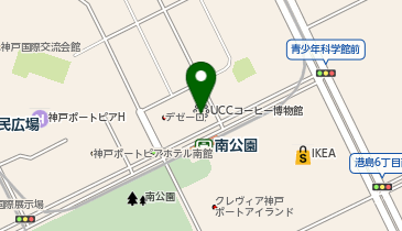 UCCコーヒー博物館の地図画像