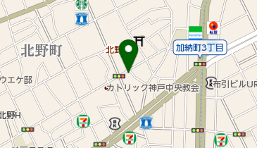 あぶり肉工房 和黒 北野坂店の地図画像