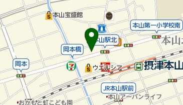 ダイニングバー 月の家の地図画像