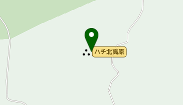 ハチ北高原の地図画像