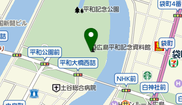 広島平和記念資料館 広島市中区 博物館 科学館 730 0811 の地図 アクセス 地点情報 Navitime
