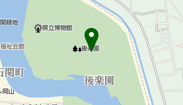 岡山県の地名 岡山後楽園」(岡山市北区-庭園-〒703-8257)の地図/アクセス/地点