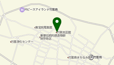 竹富民芸館の地図画像