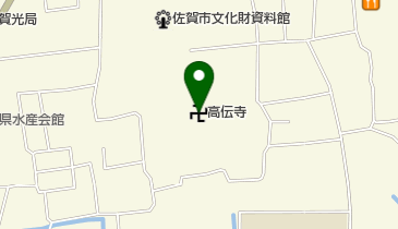 曹洞宗 恵日山 高伝寺の地図画像