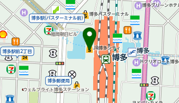 ア・ラ・カンパーニュ 博多店の地図画像