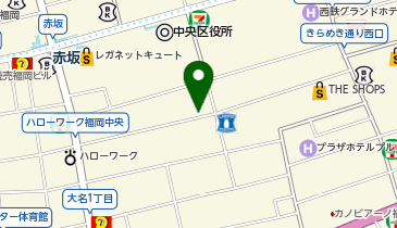 博多表邸の地図画像