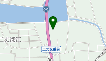 二丈温泉 きららの湯の地図画像