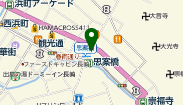 白水堂 思案橋本店の地図画像