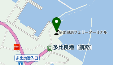 多比良港ターミナルの地図画像