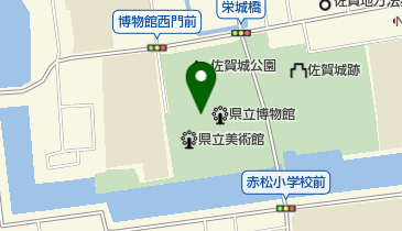 佐賀県立博物館・佐賀県立美術館」(佐賀市-美術館-〒840-0041)の地図