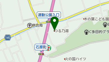 つる乃湯 熊本インター店の地図画像