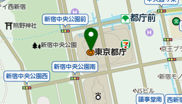 東京都庁 新宿区 省庁 県庁 160 0023 の地図 アクセス 地点情報 Navitime