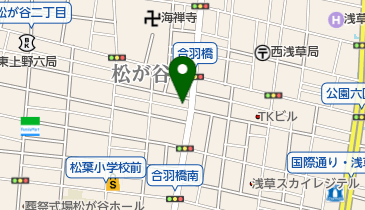 釜浅商店」(台東区-窯業/土石/金属-〒111-0036)の地図/アクセス/地点