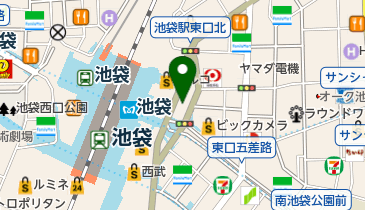 池袋ショッピングパークの地図画像