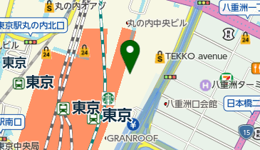 麻布十番 豆源 大丸東京店の地図画像