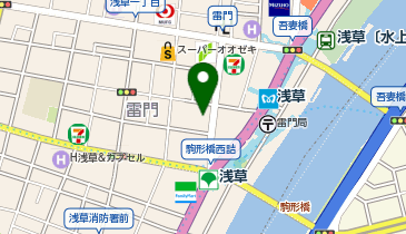 並木薮蕎麦の地図画像