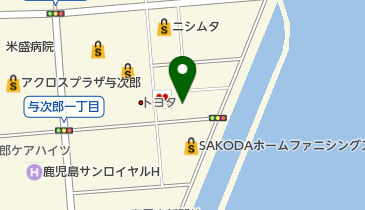 カジュアルレストラン まきの地図画像