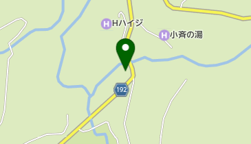 信州蓼科高原渓流釣り場 高林養魚場の地図画像