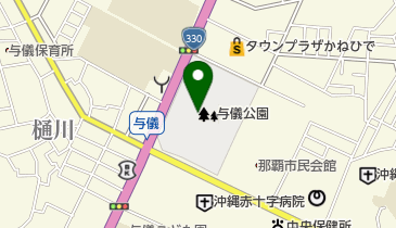 与儀公園の地図画像