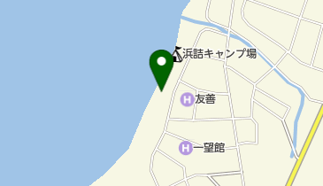 浜詰夕日ヶ浦海水浴場の地図画像