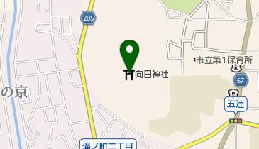 向日神社の地図画像