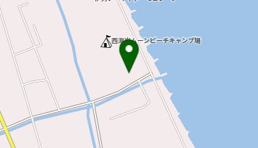 大淀西海岸ムーンビーチ キャンプ場の地図画像