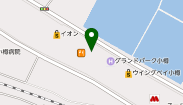 ウイングベイ小樽の地図画像