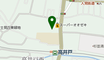 高井戸天然温泉 美しの湯の地図画像