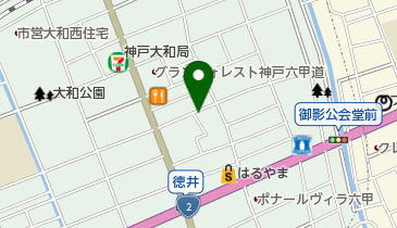 六甲おとめ塚温泉の地図画像