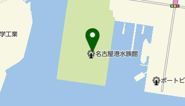名古屋港水族館 レストラン アリバダの地図画像