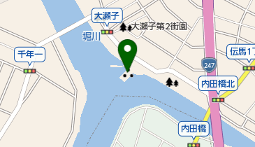 七里の渡しの地図画像