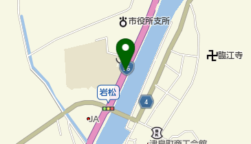岩松の町並みの地図画像