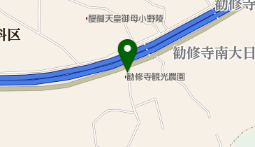 勧修寺観光農園の地図画像