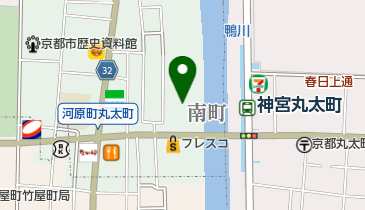 頼山陽書斎 山紫水明処の地図画像