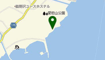 愛宕山海水浴場の地図画像