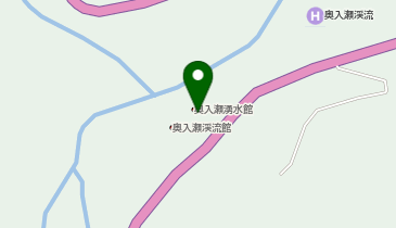 奥入瀬湧水館の地図画像