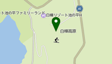 黄金アカシアと花の丘の地図画像