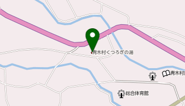 くつろぎの湯の地図画像