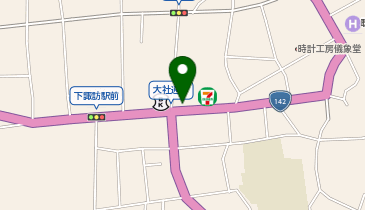 下諏訪温泉公衆浴場の地図画像