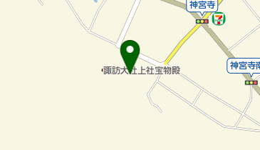 諏訪大社上社本宮 左右片拝殿の地図画像