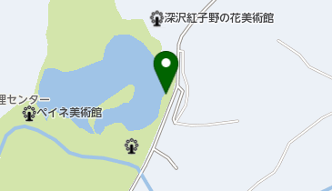 睡鳩荘(旧朝吹山荘)の地図画像