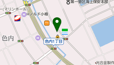 北海あぶりやき 運河倉庫の地図画像