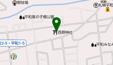 西野神社の地図画像