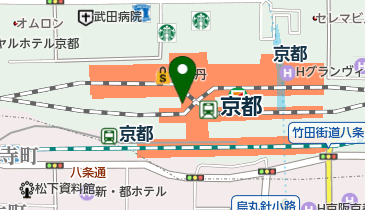 中村藤吉本店 京都駅店」(京都市下京区-甘味処-〒600-8215)の地図
