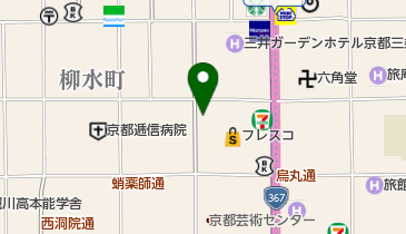 日本のかたち・京都唐草屋の地図画像