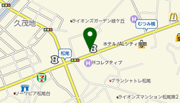 琉球珈琲館の地図画像