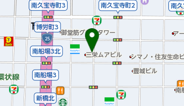 うさみ亭マツバヤの地図画像