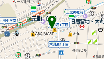 Evian Coffee(エビアン コーヒー)の地図画像