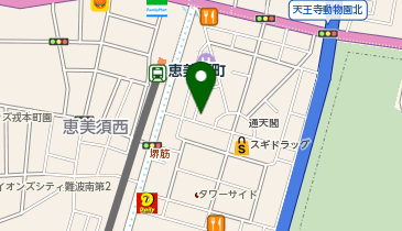 新世界もつ鍋屋 本店の地図画像
